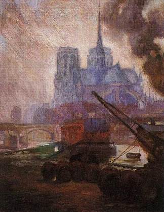 巴黎圣母院 Notre Dame de Paris (1909)，迭戈·里维拉