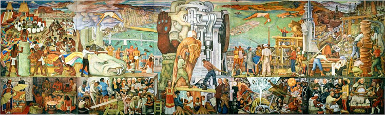 泛美团结 Pan American Unity (1940)，迭戈·里维拉