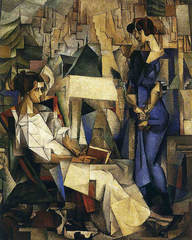 两个女人的肖像 Portrait of Two Women (1914)，迭戈·里维拉