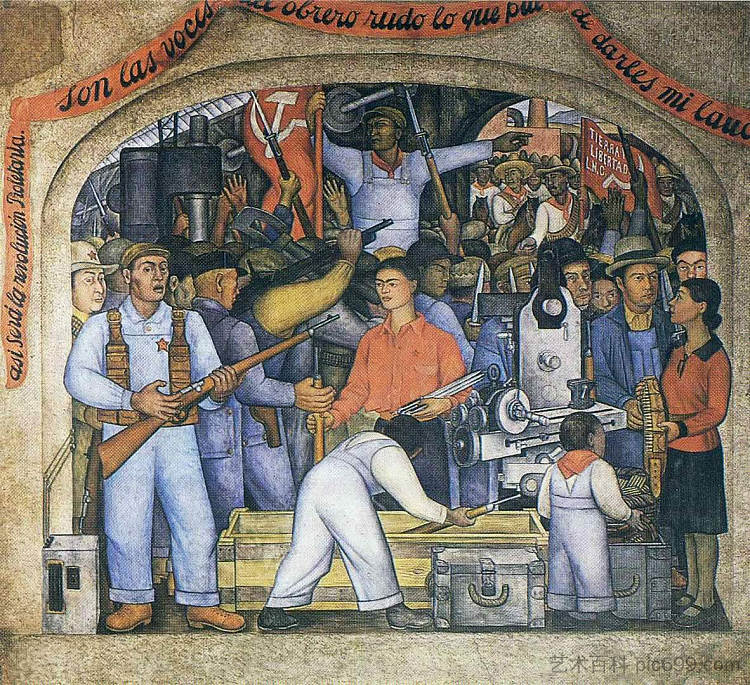 阿森纳 The Arsenal (1928),迭戈·里维拉