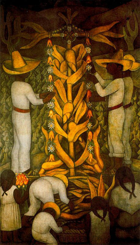 玉米节 The Maize Festival (1923 - 1924)，迭戈·里维拉