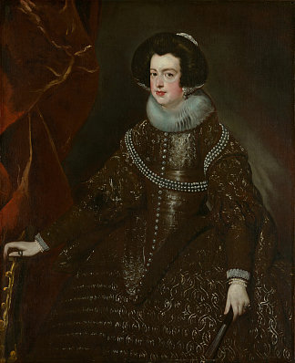 西班牙女王伊莎贝拉 菲利普四世的妻子 Queen Isabella of Spain wife of Philip IV (1632)，迭戈·德·席尔瓦·委拉斯开兹