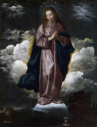 圣母无原罪 The Immaculate Conception (c.1619)，迭戈·德·席尔瓦·委拉斯开兹
