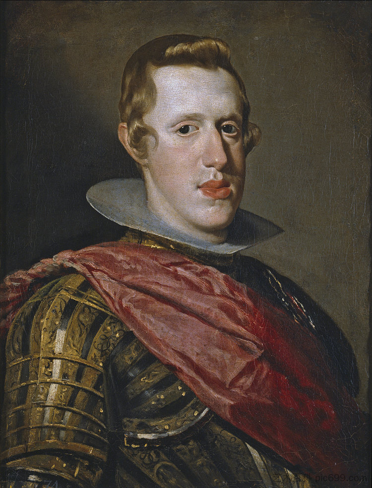 身穿盔甲的菲利普四世 Philip IV in Armor (c.1628)，迭戈·德·席尔瓦·委拉斯开兹