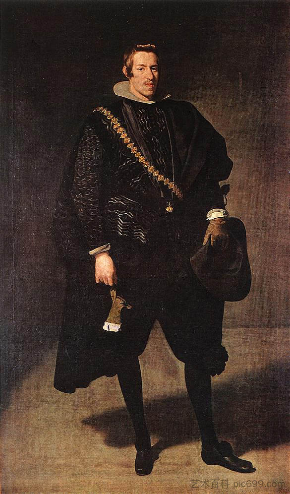 因凡特·唐·卡洛斯的肖像 Portrait of Infante Don Carlos (1626 - 1627)，迭戈·德·席尔瓦·委拉斯开兹