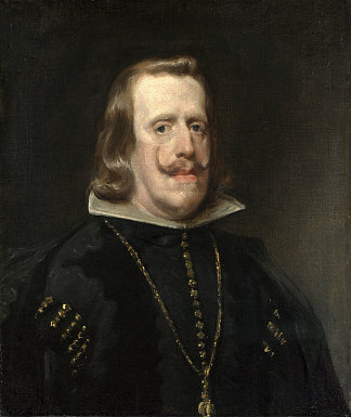 西班牙腓力四世肖像 Portrait of Philip IV of Spain (1656)，迭戈·德·席尔瓦·委拉斯开兹
