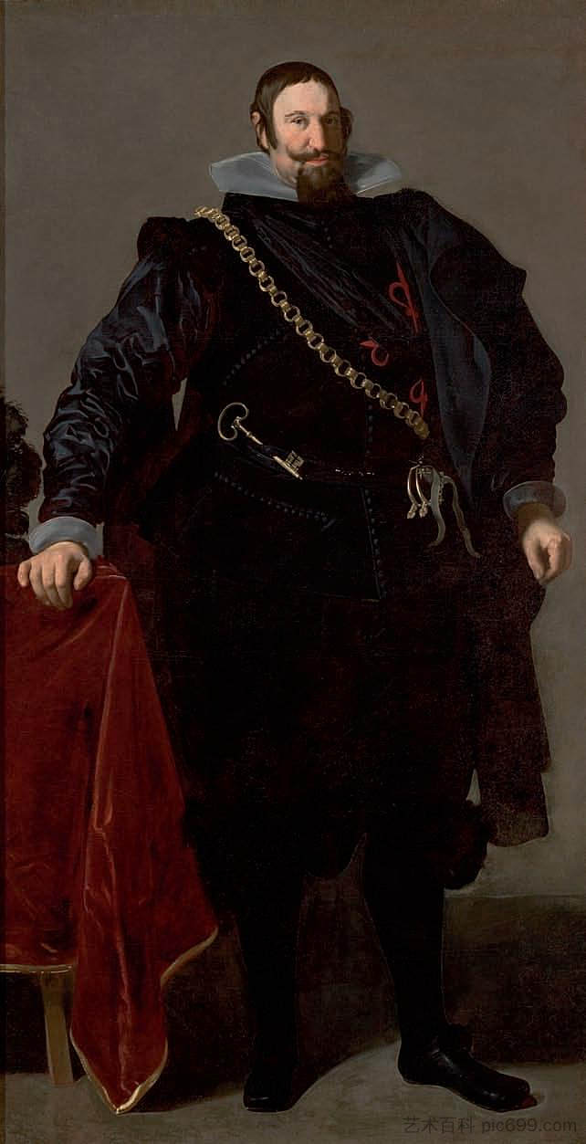 奥利瓦雷斯伯爵的肖像 Portrait of the Count Duke of Olivares (1624)，迭戈·德·席尔瓦·委拉斯开兹