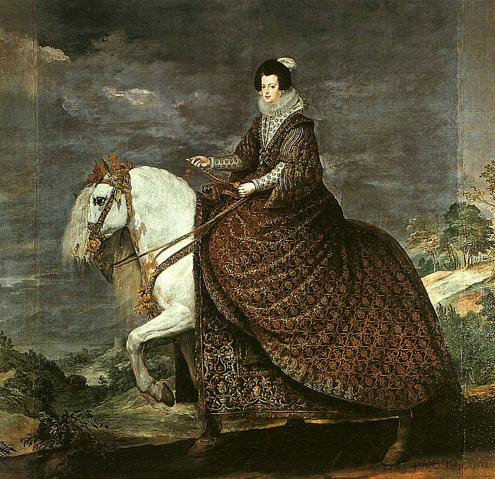 波旁王后马术 Queen Isabel of Bourbon Equestrian (1634 - 1635)，迭戈·德·席尔瓦·委拉斯开兹