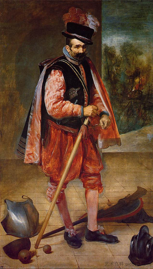 奥地利的小丑唐璜 The Jester Don Juan of Austria (1632 - 1633)，迭戈·德·席尔瓦·委拉斯开兹