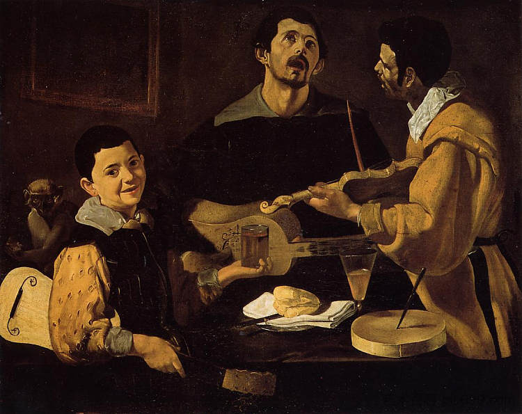 三位音乐家 Three Musicians (1618),迭戈·德·席尔瓦·委拉斯开兹