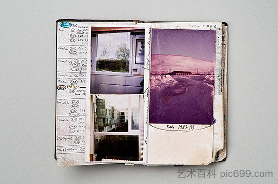 1994 Notebook & Diary （detail） 1994 Notebook & Diary (detail) (1994)，迪特·罗特