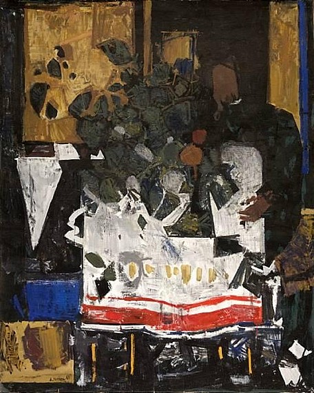 静物与人物 Still life with figure (1961)，狄米特里斯·迈塔纳斯