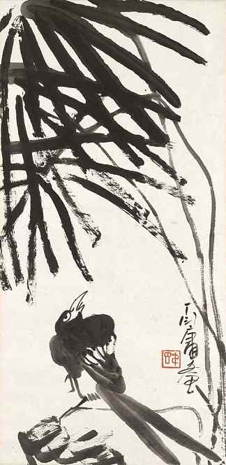 树下的鸟 Bird under Tree，丁彦勇