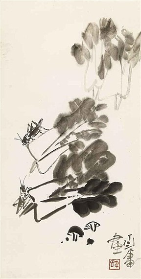 大白菜和蟋蟀 Chinese Cabbage and Crickets (1970)，丁彦勇