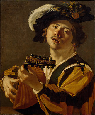 琵琶演奏家 The Lute Player (1622)，德里克·凡·巴布伦