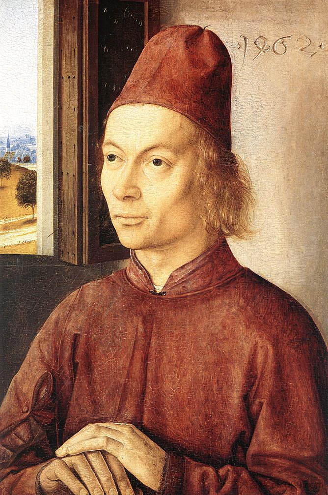 一个男人的肖像 Portrait of a Man (1462)，迪里克·布茨