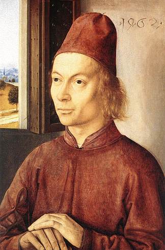 一个男人的肖像 Portrait of a Man (1462)，迪里克·布茨