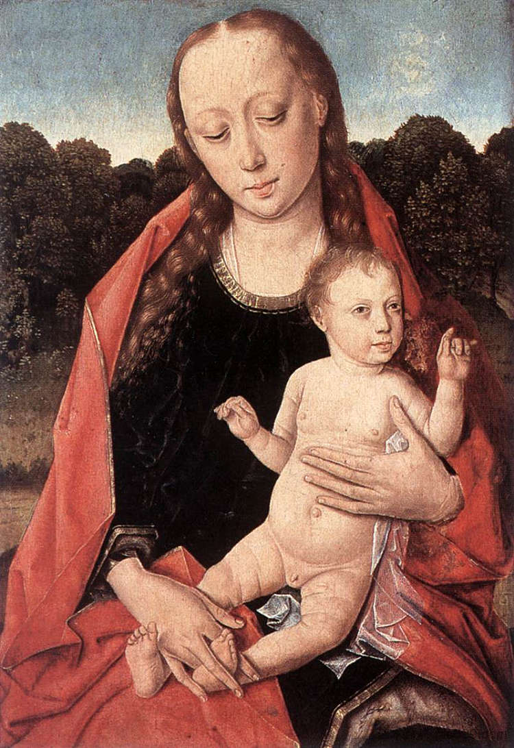 圣母与圣子 The Virgin and Child，迪里克·布茨