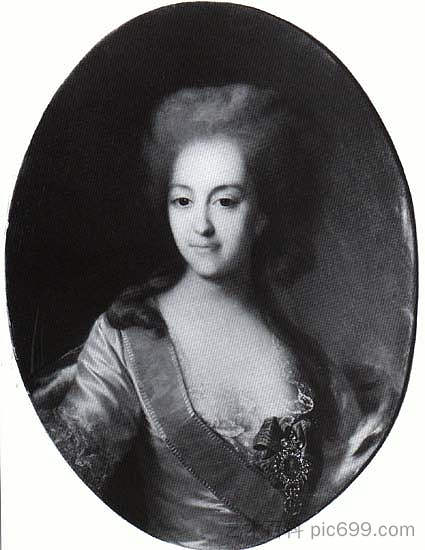 叶卡捷琳娜·奥尔洛娃 Ekaterina Orlova (c.1782)，德米特里莱维茨基