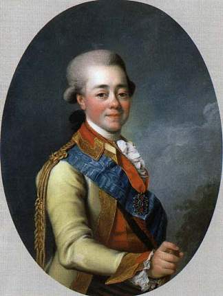 俄罗斯的保罗一世 Paul I of Russia (c.1785)，德米特里莱维茨基