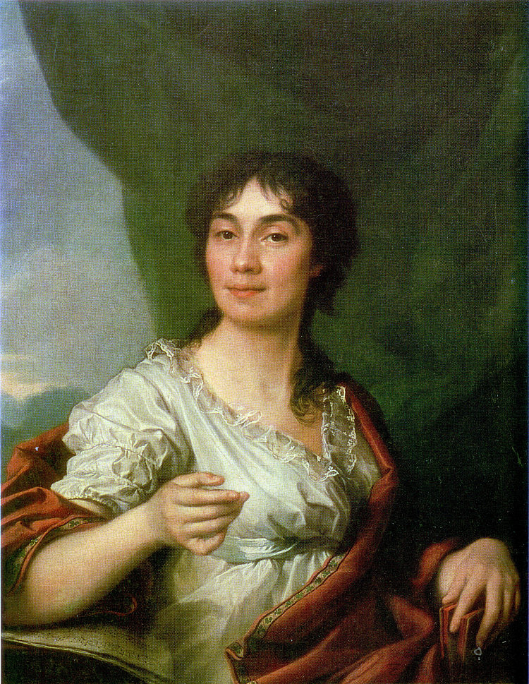 普罗塔索娃伯爵夫人的肖像 Portrait of Countess A. S. Protasova (1800)，德米特里莱维茨基