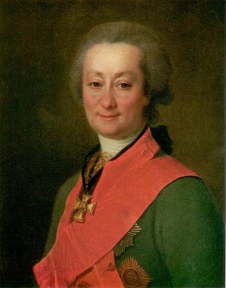 费多尔·奥尔洛夫的肖像 Portrait of Fedor Orlov (1785)，德米特里莱维茨基