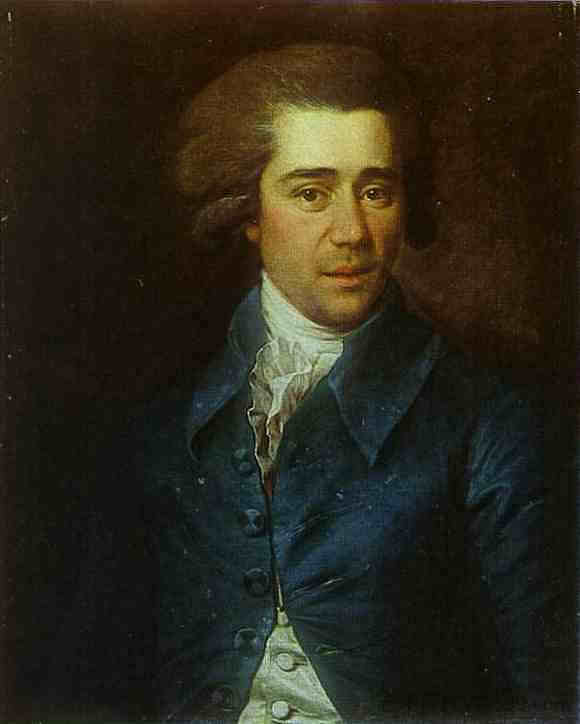 古巴列夫画像 Portrait of Gubarev (1788)，德米特里莱维茨基