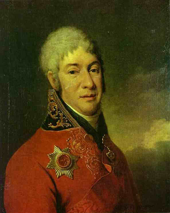 I.V.洛普欣的肖像 Portrait of I. V. Lopukhin (c.1803)，德米特里莱维茨基