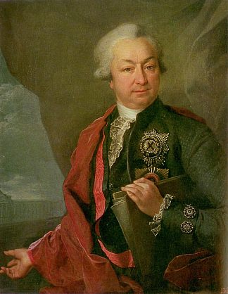 伊万·伊万诺维奇·舒瓦洛夫的肖像 Portrait of Ivan Ivanovich Shuvalov (c.1785)，德米特里莱维茨基