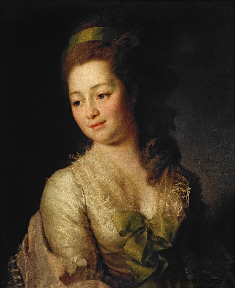 玛丽亚·迪亚科娃的肖像 Portrait of Maria Dyakova (1778)，德米特里莱维茨基