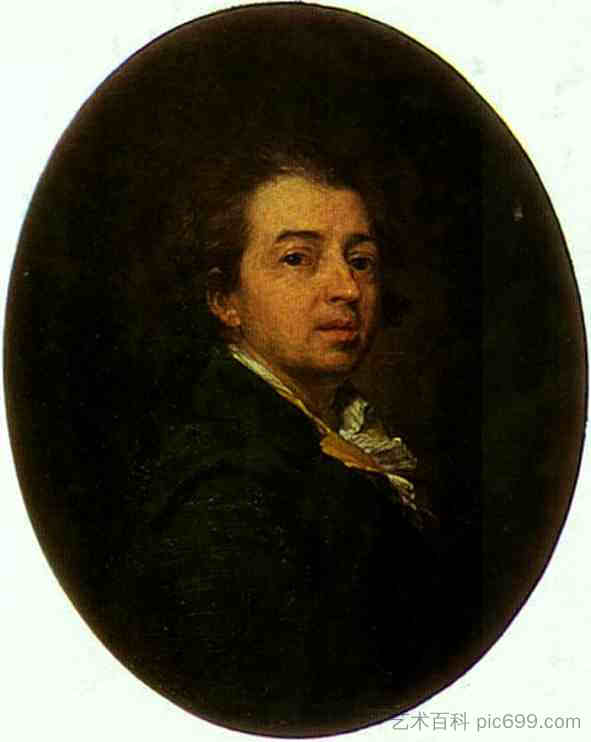 自画像 Self-Portrait (1783)，德米特里莱维茨基