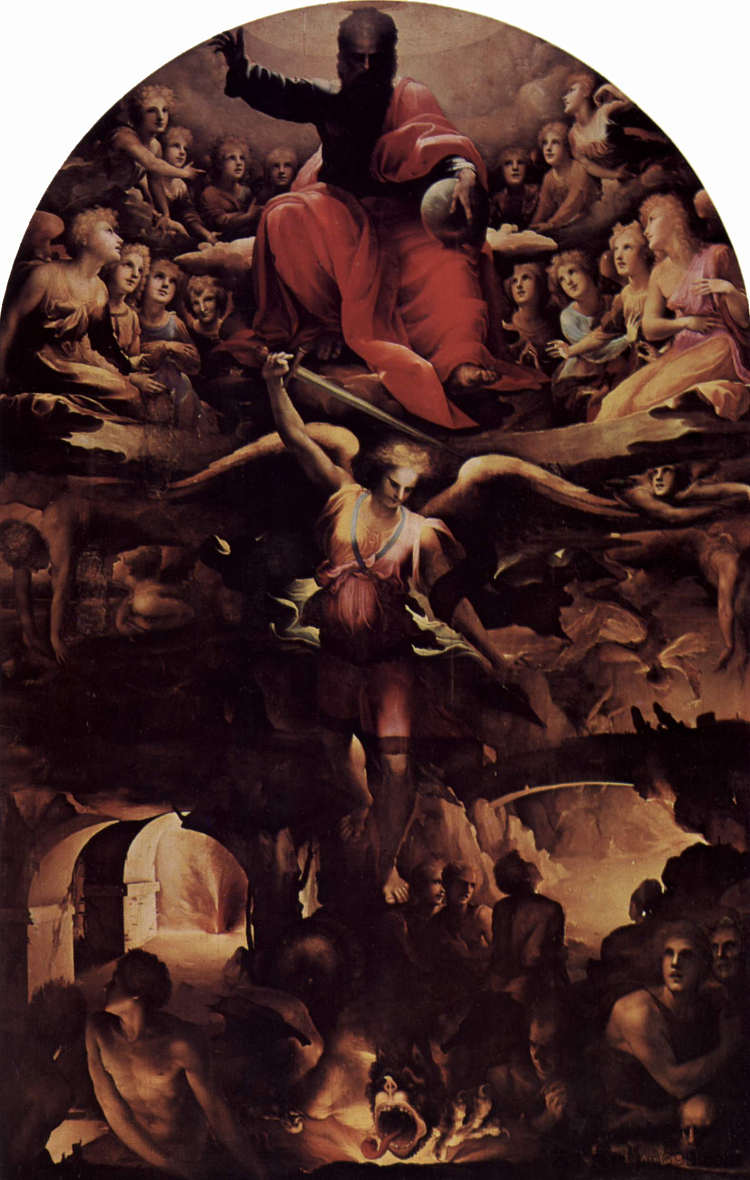 叛逆天使的堕落 The Fall of the Rebel Angels (c.1526 - c.1530)，多梅尼科·贝卡富米