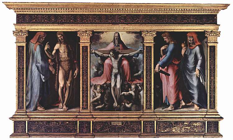 三位一体特里普蒂奇 Trinity Tryptych (c.1513)，多梅尼科·贝卡富米