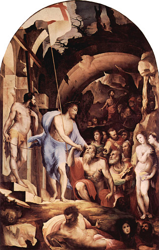 基督在边缘 Christ in Limbo (1535; Italy                     )，多梅尼科·贝卡富米