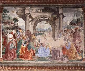 贤士的崇拜 Adoration of the Magi (1486 – 1490)，多梅尼科·基兰达约