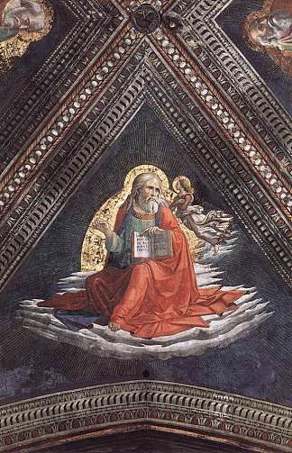 福音传教士圣马太 St. Matthew the Evangelist (1486 – 1490)，多梅尼科·基兰达约