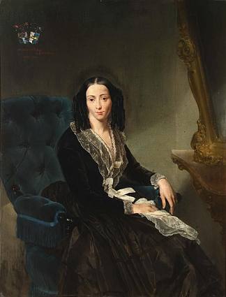女性肖像 Female portrait，多梅尼科·因杜诺