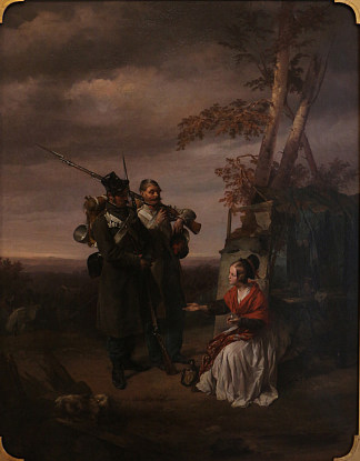 女苏特勒 The female sutler (1846)，多梅尼科·因杜诺