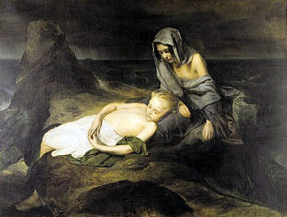 洪水的插曲 An episode of the Flood (1844)，多梅尼科·因杜诺