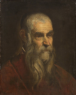 一个老人的肖像 Portrait of an Old Man，多梅尼科·丁托列托