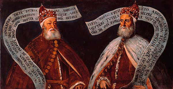 彼得罗·兰多和弗朗切斯科·多纳托 Pietro Lando and Francesco Donato,多梅尼科·丁托列托