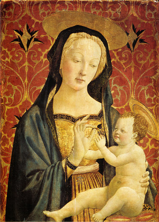 麦当娜和孩子 Madonna and Child (1435 – 1437)，多梅尼科·基兰达约