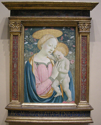 麦当娜和孩子 Madonna and Child (1445 – 1450)，多梅尼科·基兰达约