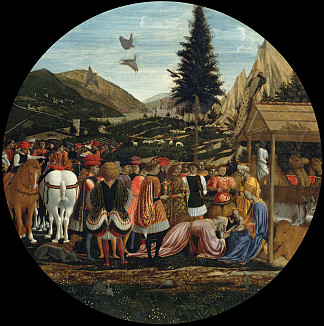 贤士的崇拜 The Adoration of the Magi (c.1439)，多梅尼科·基兰达约