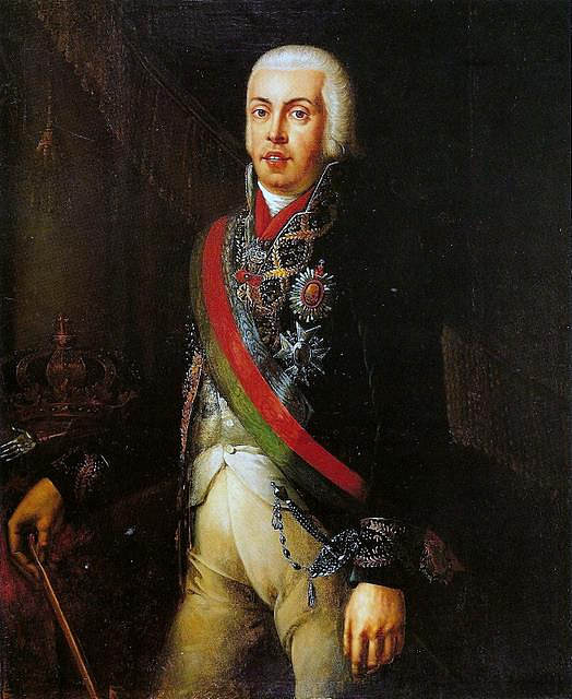 若昂六世的肖像 Retrato de D. João VI，多明戈斯·安东尼奥·德塞凯拉