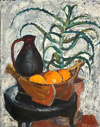 静物与橙子和龙舌兰 Still Life with Oranges and Agave，多拉博内瓦