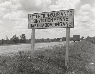 佐治亚州路标 Georgia Road Sign (1938)，多萝西娅·兰格