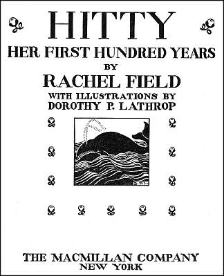 雷切尔·菲尔德的希蒂 1 HITTY by Rachel Field 1 (1929)，多萝西·拉斯罗普