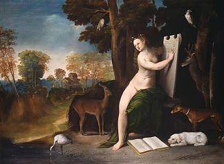 Circe和她的情人在风景中 Circe and her Lovers in a Landscape (1516)，多索·多西