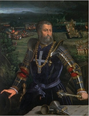 阿方索一世埃斯特的肖像 Portrait of Alfonso I d’Este (1530)，多索·多西